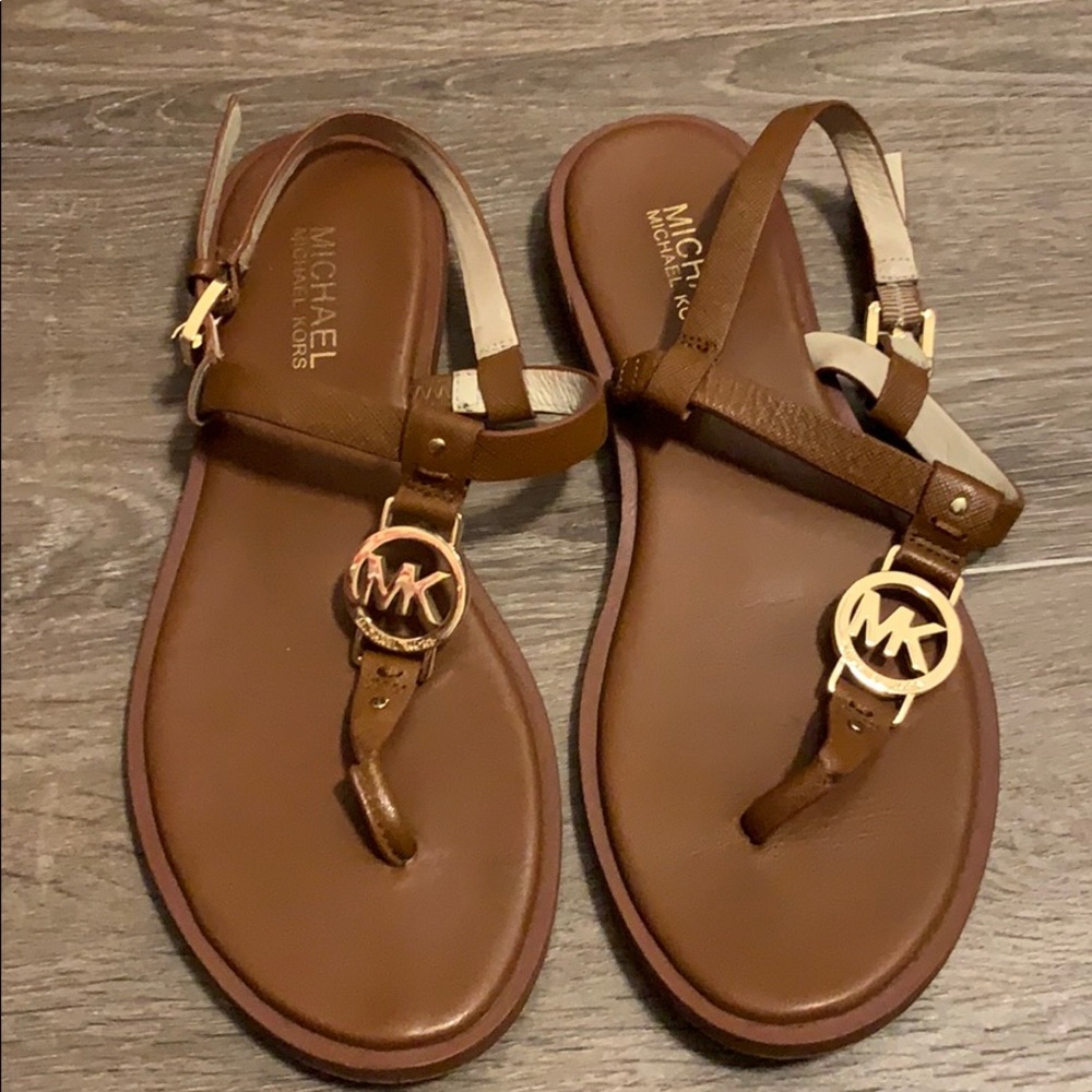 Michael Kors brown sandals